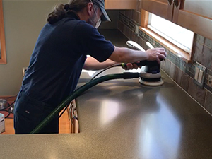 Corian Countertop Polishing